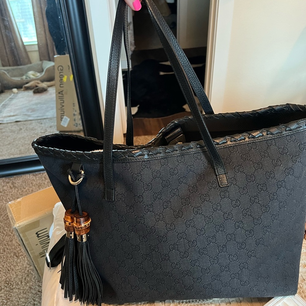 Gucci Black Tote Bag